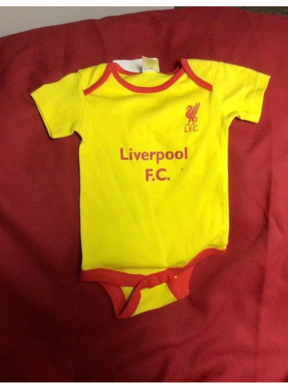 Liverpool FC baby onesie NWT